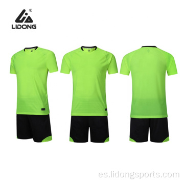 Promoción de entrenamiento de fútbol Suits de fútbol camisa de fútbol